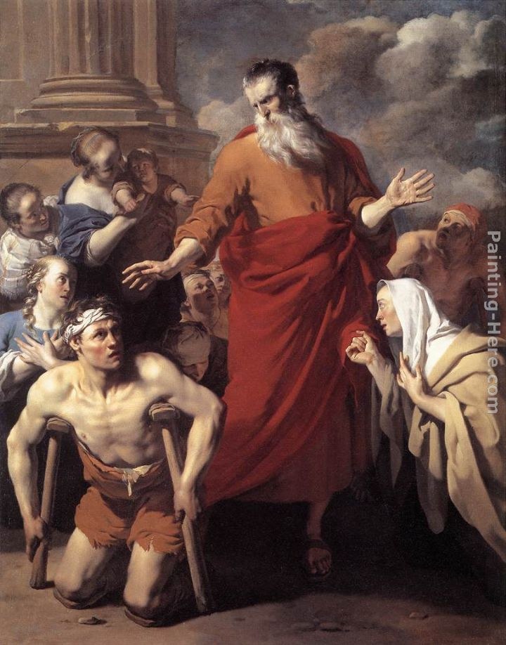Karel Dujardin St Paul Healing the Cripple at Lystra